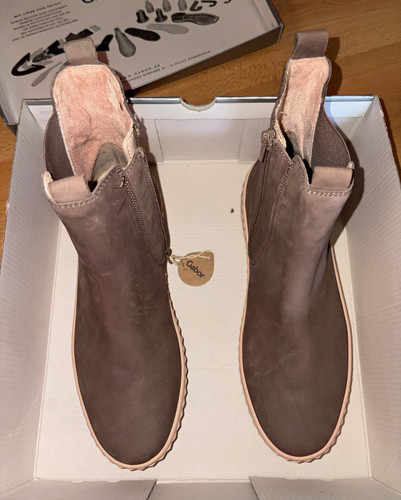 Gabor damen stiefelette grau - gabor,