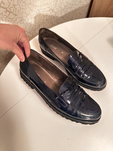 Women gabor loafers - loafers, navy