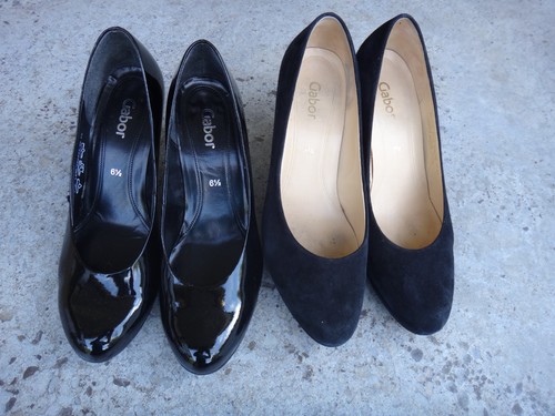 Paar schwarze gabor pumps - paar,