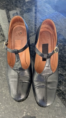 Damen pumps leder schwarz - schwarz, eu