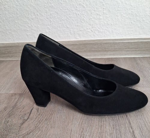Damen pumps schwarz - schwarz, gr.