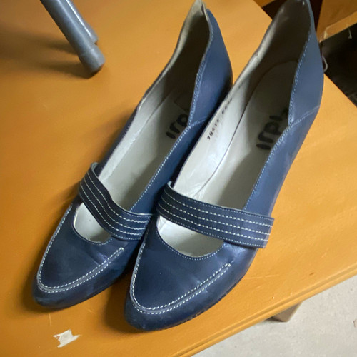 Gabor damen pumps blau - pumps, leder