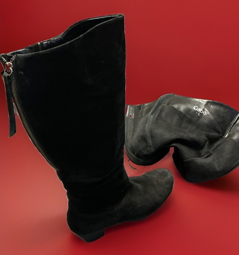 Gabor reitstiefel schwarz - schwarz, mit