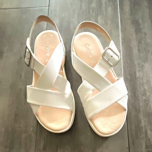 Gabor damen sandalen weiß - damen,