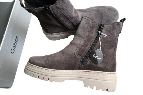 Gabor echt leder stiefelette - leder,