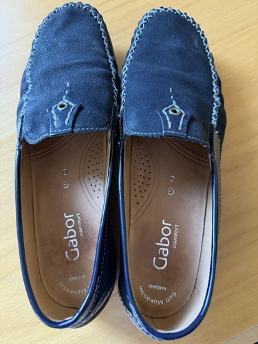 Gabor comfort mokassin - mokassin, blau