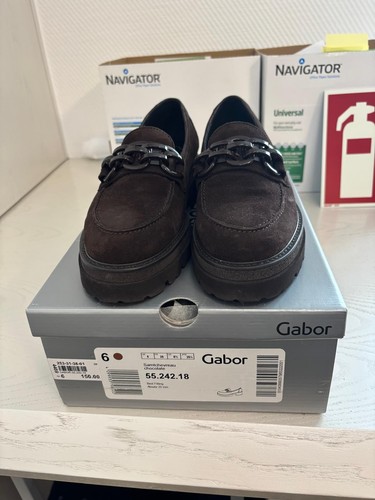 Gabor echtleder loafer 39 - loafer, gr.