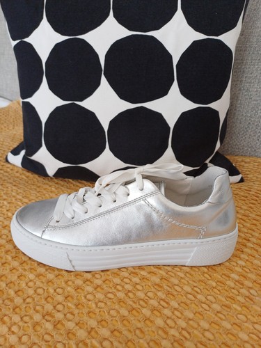 Gabor sneaker low silber - gabor, gr